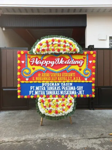 Papan Bunga Pernikahan cicendo