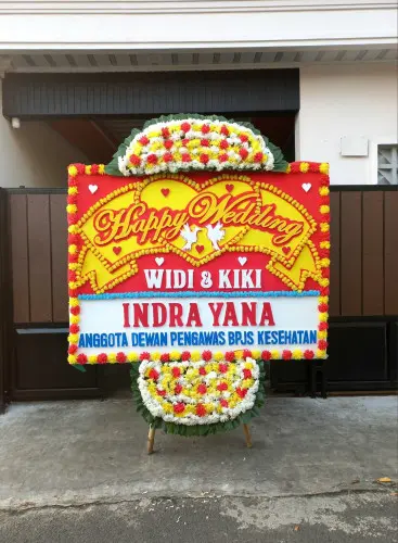 Papan Bunga Pernikahan cicendo